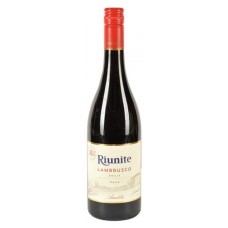 Игристое вино Riunite Lambrusco красное полусладкое Италия, 0,75 л