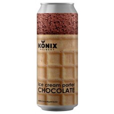 Напиток пивной Konix Brewery Ice Cream Porter Chocolate нефильтрованный осветленный 7%, 450 мл