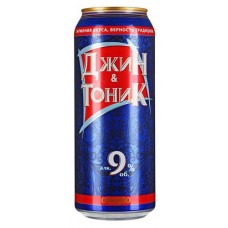 Напиток слабоалкогольный «Очаково» Джин-тоник 9%, 0,45 л