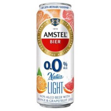 Пивной напиток безалкогольный Amstel Апельсин и Грейпфрут 0%, 430 мл