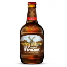 Пивной напиток «Старый Мельник» Старый Мельник из Бочонка Бархатное темное фильтрованное 4,2%, 450 мл