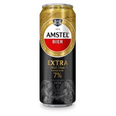 Пиво Amstel Exstra Strong светлое фильтрованное 7%, 430 мл