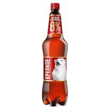 Пиво «Белый Медведь» крепкое светлое фильтрованное 8%, 1,25 л