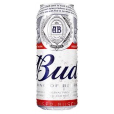 Пиво Bud светлое фильтрованное 5%, 450 мл