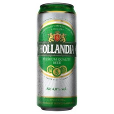 Пиво Hollandia светлое фильтрованное 4,8%, 450 мл