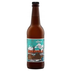 Пиво Konix Brewery Ipa Overfall светлое нефильтрованное 6,5%, 500 мл