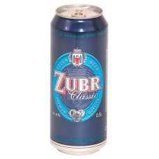 Пиво Zubr Classic светлое фильтрованное 4,1%, 500 мл