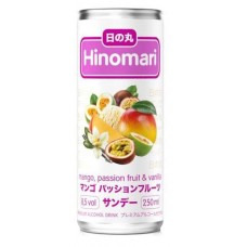 Плодовый алкогольный продукт Hinomari сладкий Манго Маракуйя Россия, 0,25 мл