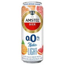Пивной напиток безалкогольный Amstel Апельсин и Грейпфрут 0%, 430 мл
