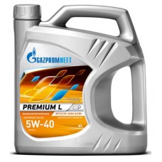 Масло моторное Gazpromneft Premium L 5W-40, 4 л