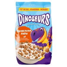 Готовый завтрак Kellogg's Dinosaurs карамельные лапы, 220 г