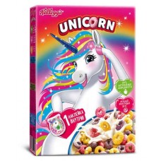 Купить Готовый завтрак Kellogg's Unicorn Радужные колечки, 195 г