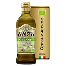 Масло оливковое Filippo Berio Extra Virgin Organic нерафинированное, 500 мл