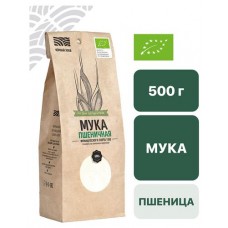 Мука пшеничная «Чёрный хлеб» Т80 органическая, 500 г