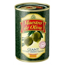 Оливки Maestro de Oliva Гигант без косточки, 410 г