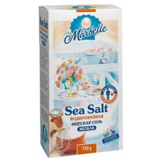 Соль морская Marbelle йодированная мелкая, 750 г
