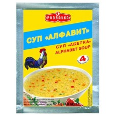 Суп Podravka Алфавит с макаронами и овощами, 52 г