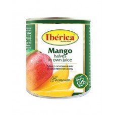 Купить Манго консервированный Iberica половинки в собственном соку, 425 мл