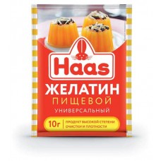 Желатин пищевой Haas универсальный, 10 г