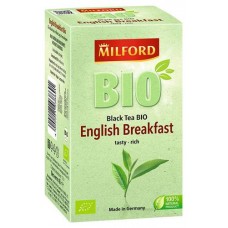 Чай черный MILFORD Английский завтрак БИО, 20x1,75 г