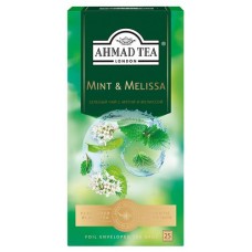 Чай зеленый Ahmad Tea Мята-Мелиса, 25x1,8 г
