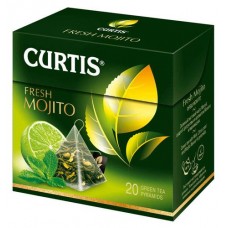 Купить Чай зеленый Curtis Fresh Mojito ароматизированный в пирамидках, 20х2.9 г