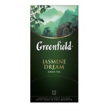 Чай зеленый Greenfield Jasmine Dream с жасмином в пакетиках, 25 шт