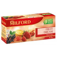 Купить Чай фруктовый MILFORD Фруктовая мечта в пакетиках, 20х2 г