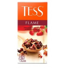 Купить Чайный напиток Tess FLAME фруктовый аромат в пакетиках, 25х2 г