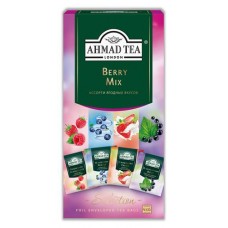 Чайное ассорти Ahmad Tea Ягодный Микс 4 вкуса в пакетиках 24 шт, 37,8 г