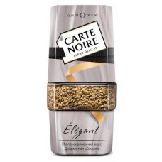 Кофе растворимый Carte Noire Élégant сублимированный с добавлением молотого, 95 г