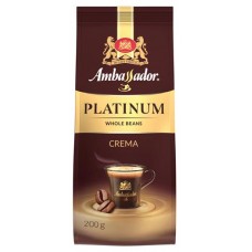 Кофе в зернах Ambassador Platinum Crema, 200 г