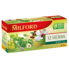 Купить Напиток чайный MILFORD 12 трав, 20х2 г