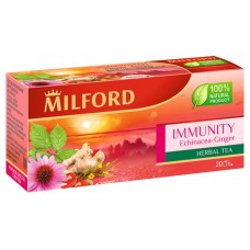 Напиток чайный Milford Immunity Эхинацея -Имбирь в пакетиках, 20х1,75 г