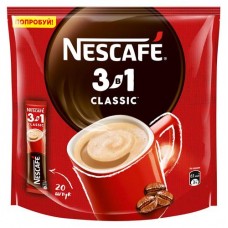 Напиток кофейный Nescafe растворимый 3в1 Классический, 20 x14,5 г