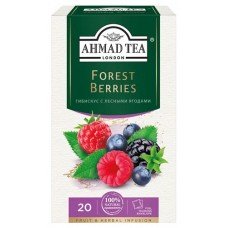 Купить Чай травяной Ahmad Tea Forest Berries лесные ягоды в пакетиках, 20х2 г
