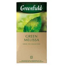 Купить Чай зеленый Greenfield Грин «Мелисса» с добавками, 25х1.5 г