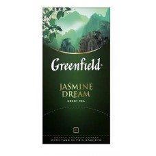 Купить Чай зеленый Greenfield Jasmine Dream с жасмином в пакетиках, 25х3,4 г