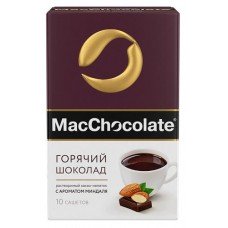 Купить Какао-напиток MacChocolate растворимый c ароматом миндаля, 10х20 г