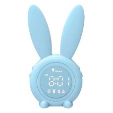 Часы-будильник Soundmax SM-7012 кролик голубой