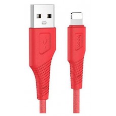 USB кабель Hoco X58 Lightning 8-pin красный, 1 м