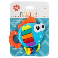 Игрушка развивающая Happy Baby Piano Fish музыкальная с 3 мес, 1 шт