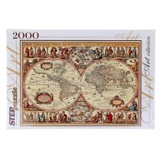 Пазл Step Puzzle Историческая карта мира, 2000 элементов