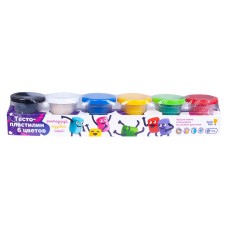 Тесто для лепки Genio Kids Art TA1009V, 6 цветов