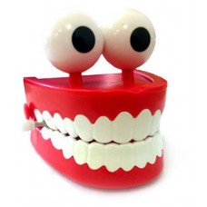Заводная игрушка Зубы с глазами для равлечений