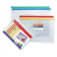 Zip-пакет ErichKrause PVC Zip Pocket B5 пластиковый прозрачный, 1 шт