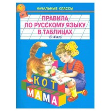 Купить Правила по русскому языку в таблицах. 1-4 классы