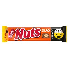 Батончик шоколадный Nuts Crunch с фундуком и арахисом, 60 г