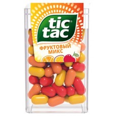 Драже Tic Tac Фруктовый микс со вкусом вишни апельсина и маракуйи, 16 г