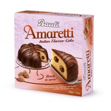 Кекс Bauli с кремовой начинкой Amaretti в шоколадной глазури, 450 г